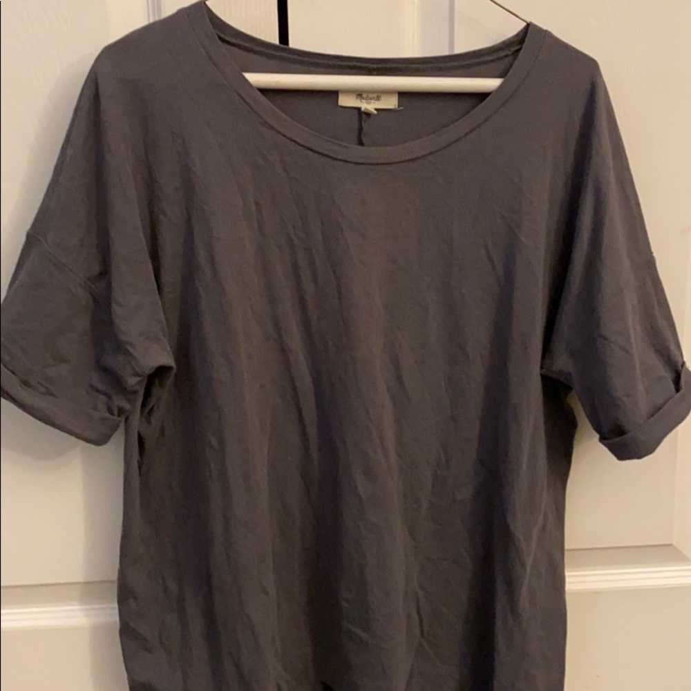 5 for $20💎Madewell Short Sleeve Split Back Top